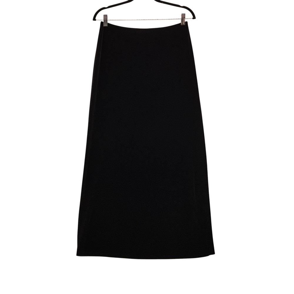 Carole Little‎ Vintage Velvet Maxi Skirt Black 6